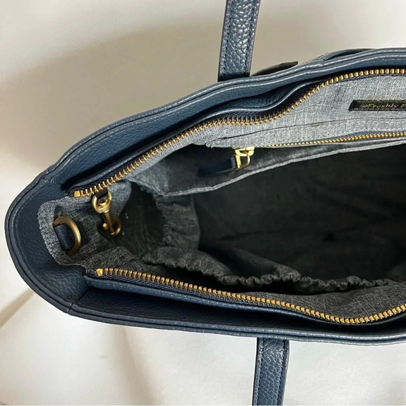 FP Freshly Picked Everyday Tote Diaper Bag Navy Blue - Picture 8 of 13